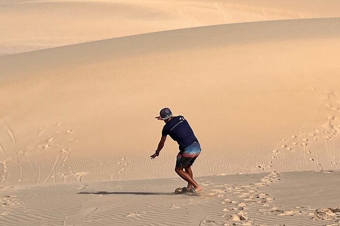4WD Boa Vista group day tour south and north with sandboarding - Caves and seabirds at Praia da Varandinha