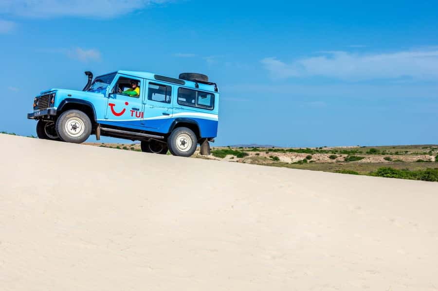 Boa Vista Full Day 4x4 Island Tour with Beachfront Lunch - A short stop in Sal Rei
