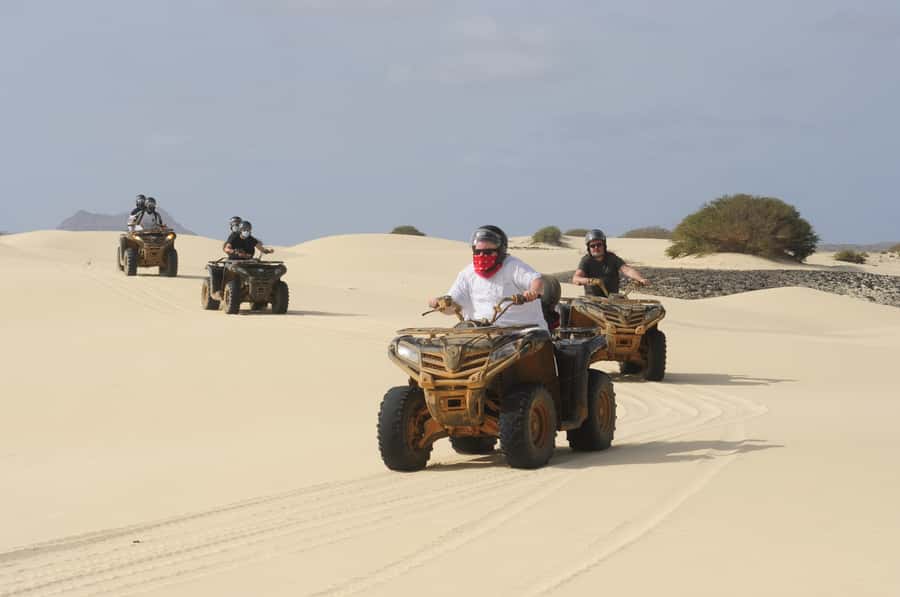 Boa Vista: Off-Road Quad Bike to Santa Monica & Caves - Morro de Areia, where dunes meet the sea
