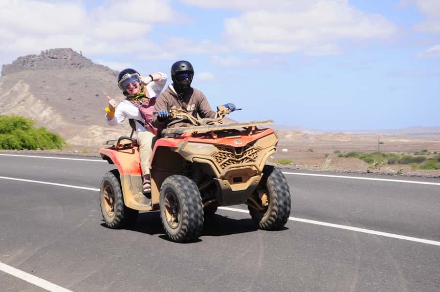 Boa Vista: Off-Road Quad Bike to Santa Monica & Caves - Hotel pickup and the four-hour timing