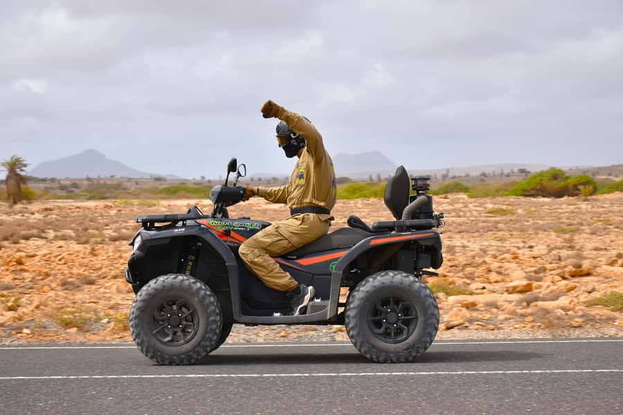 Boa Vista Quad Tour: Shipwreck & Viana Desert (2-Hour) - The road and off-road ride from Sal Rei