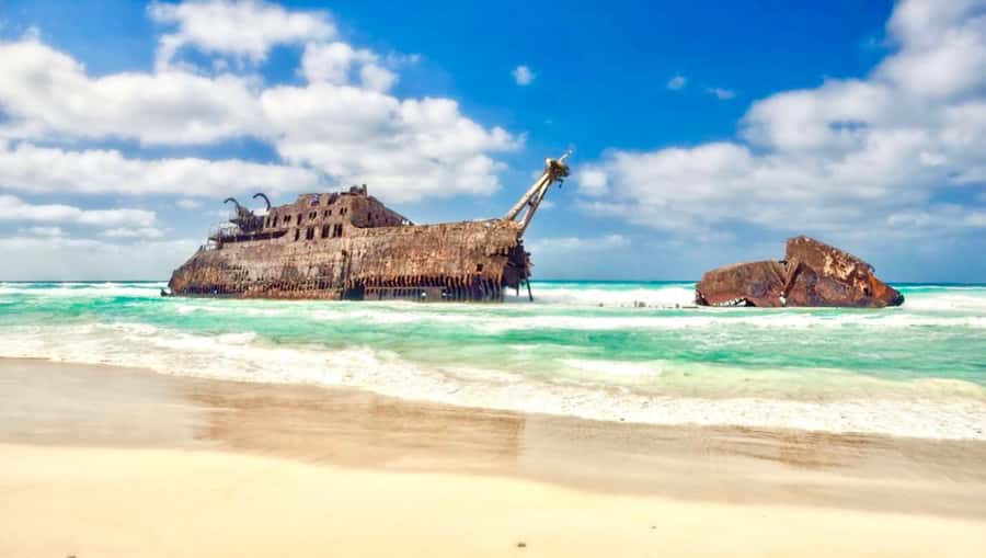 Boavista: Rabil, Shipwreck, City, Snacks & Drinks - 4x4 Tour - The Santa Maria wreck and the tale of Atalanta’s Beach
