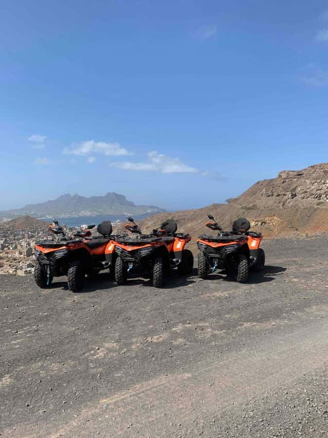 Cape Verde: São Vicente Island 4x4 Quad Tour - Baía das Gatas gives the ride a welcome break