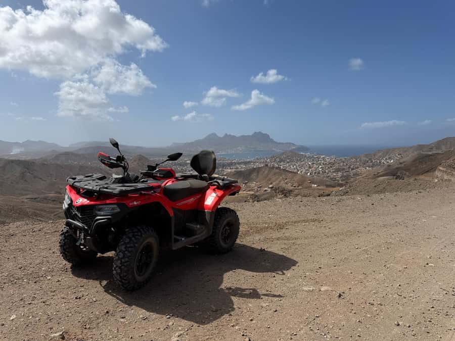 Cape Verde: São Vicente Island 4x4 Quad Tour - Ribeira de Calhau brings you inland