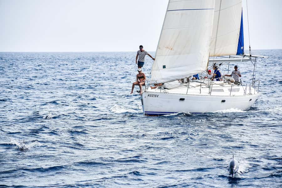 Half-Day Sailing Yacht Adventure in Sal Island - 3 hours - A quiet morning on Sal’s southwest coast