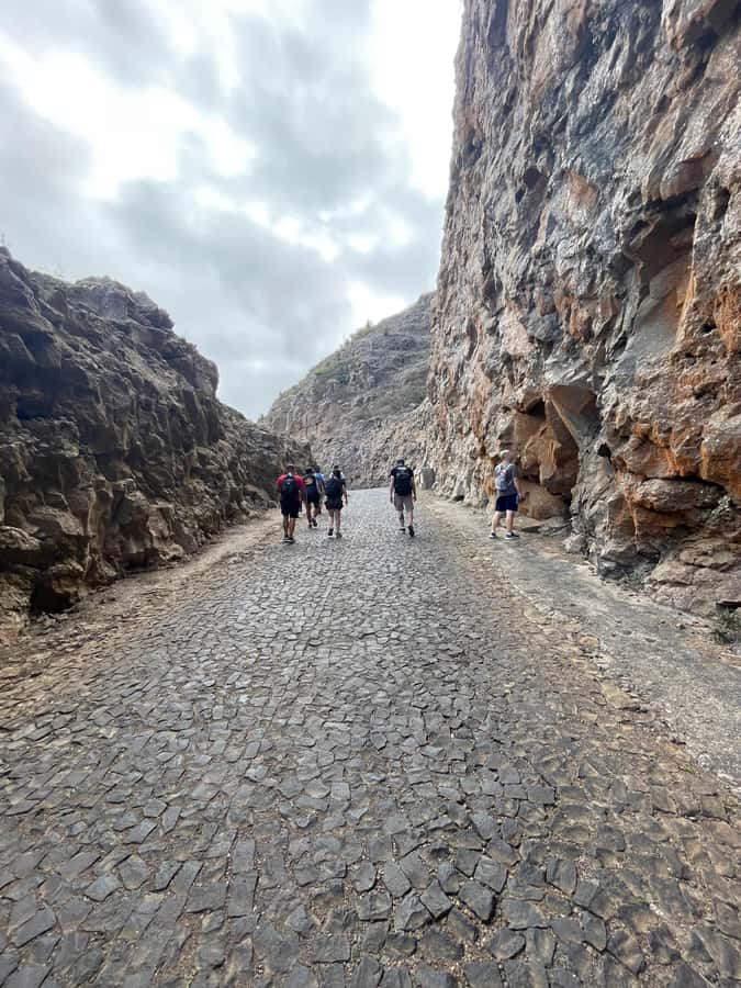 Hike Monte Verde - Starting on the old donkey path