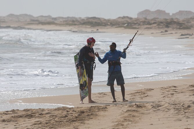 Kitesurf Lessons in Cape Verde - Moving to the Larger Kite and Its Safety Systems
