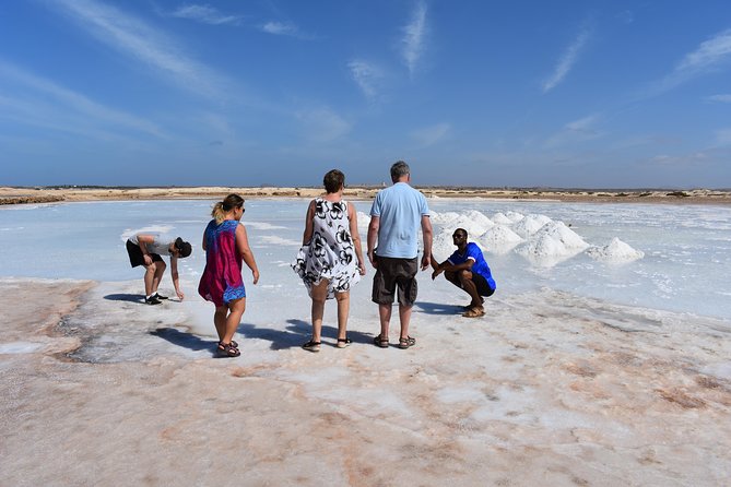 Private Sal Island Tour Authentic Experience from Santa Maria - Floating at Pedra Lume Salt Crater