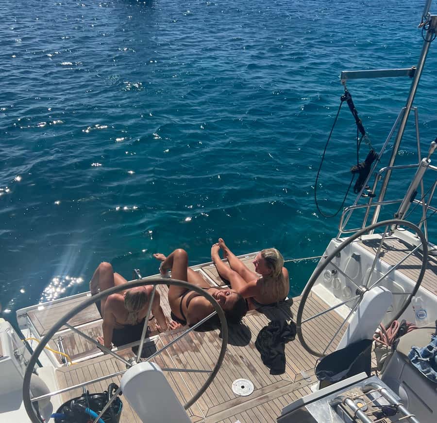 Sal, Cape Verde: Half day on Cuba Libre sailing yacht - Drinks, music, and tuna canapés