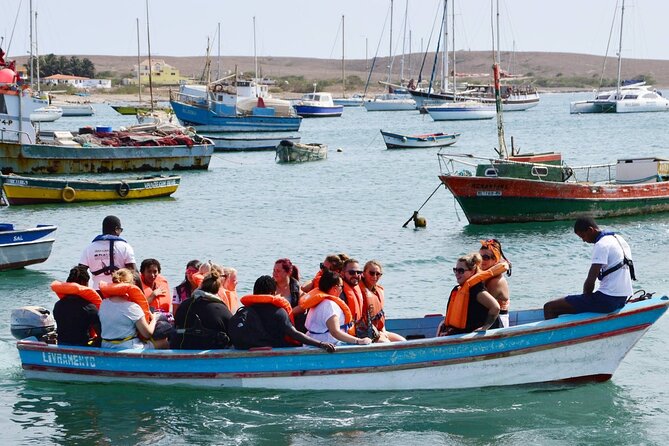 Sal Island All-inclusive Adults-only Catamaran Cruise - Anchoring near Monte Leão for swimming