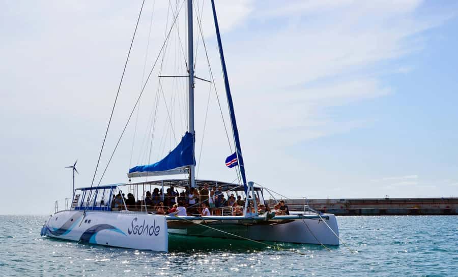 Sal Island Catamaran Cruise with All-inDrinks and Snacks - Music, dancing, and the mood on board