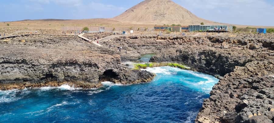 Sal Island tour: Blue Eye, Salt Lake, Sharks w/ Local Guide - Terra Boa and the desert mirage