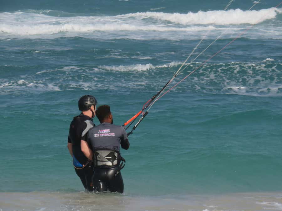 Sal: Kitesurfing Lessons - Why the water start may take longer than expected