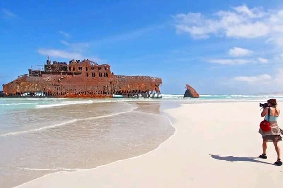 Sal Rei, Santa Monica Beach, Caves, Dunes & Shipwreck Tour - Varandinha Cave adds rock and shade to the route