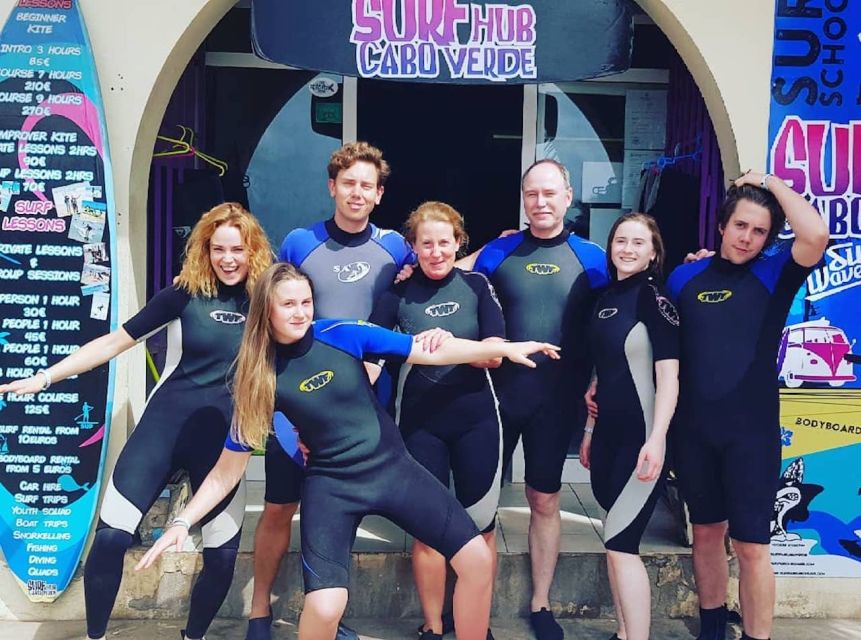 Sal: Surf Lesson - One hour in the water at Santa Maria Beach