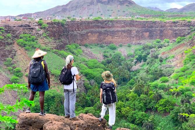 Santiago Island: 4-Hour Calabaceira Valley Hike & Guided Tour to Cidade Velha - Walking past the baobab and farm fields