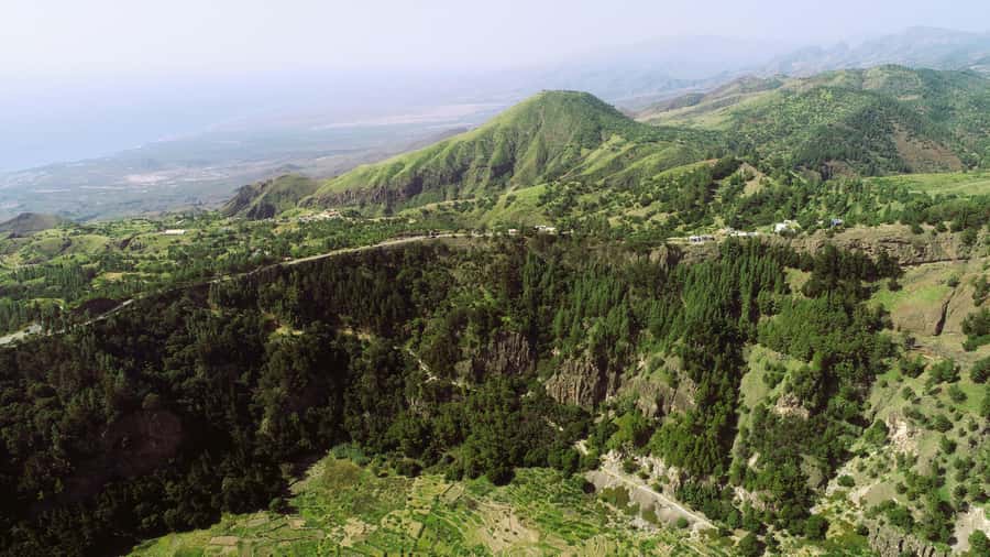 Santo Antão: Hiking Cova Volcano Crater to Ribeira Paúl - The Grogue distillery stop