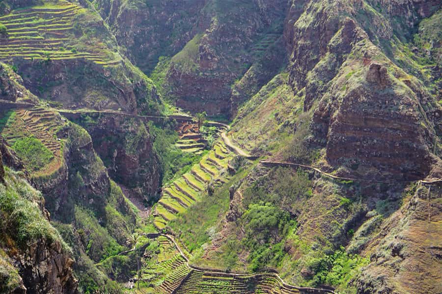 Santo Antão: Ponta do Sol & Fontainhas Guided Trip with Hike - The hike toward Cruzinha
