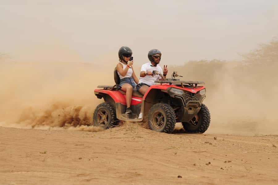 São Vicente: Quad Bike Tour in Mindelo - 4 Hours Adrenaline - Baía das Gatas gives the ride a welcome pause