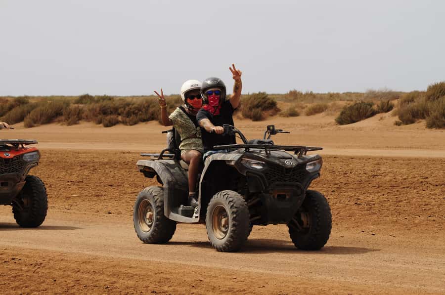São Vicente: Quad Bike Tour in Mindelo - 4 Hours Adrenaline - Calhau, volcanic rock, and the Viana Volcano view