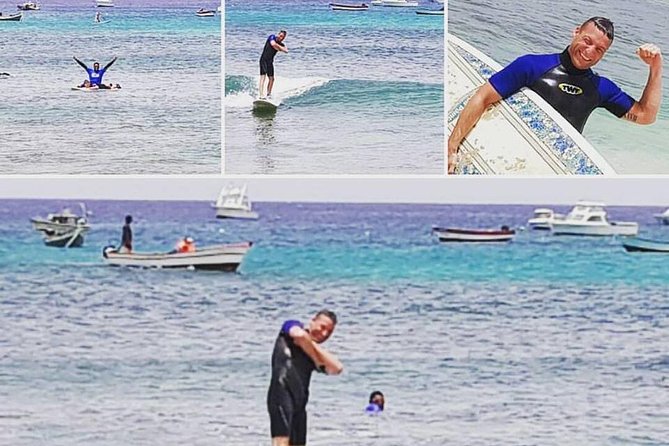 Surf Lessons - Testing your first skills in the waves